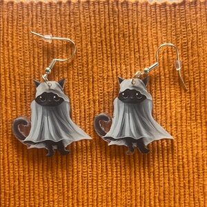 Black Cat Earrings